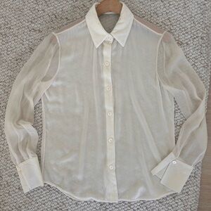Equipment-Elegant Cream button down